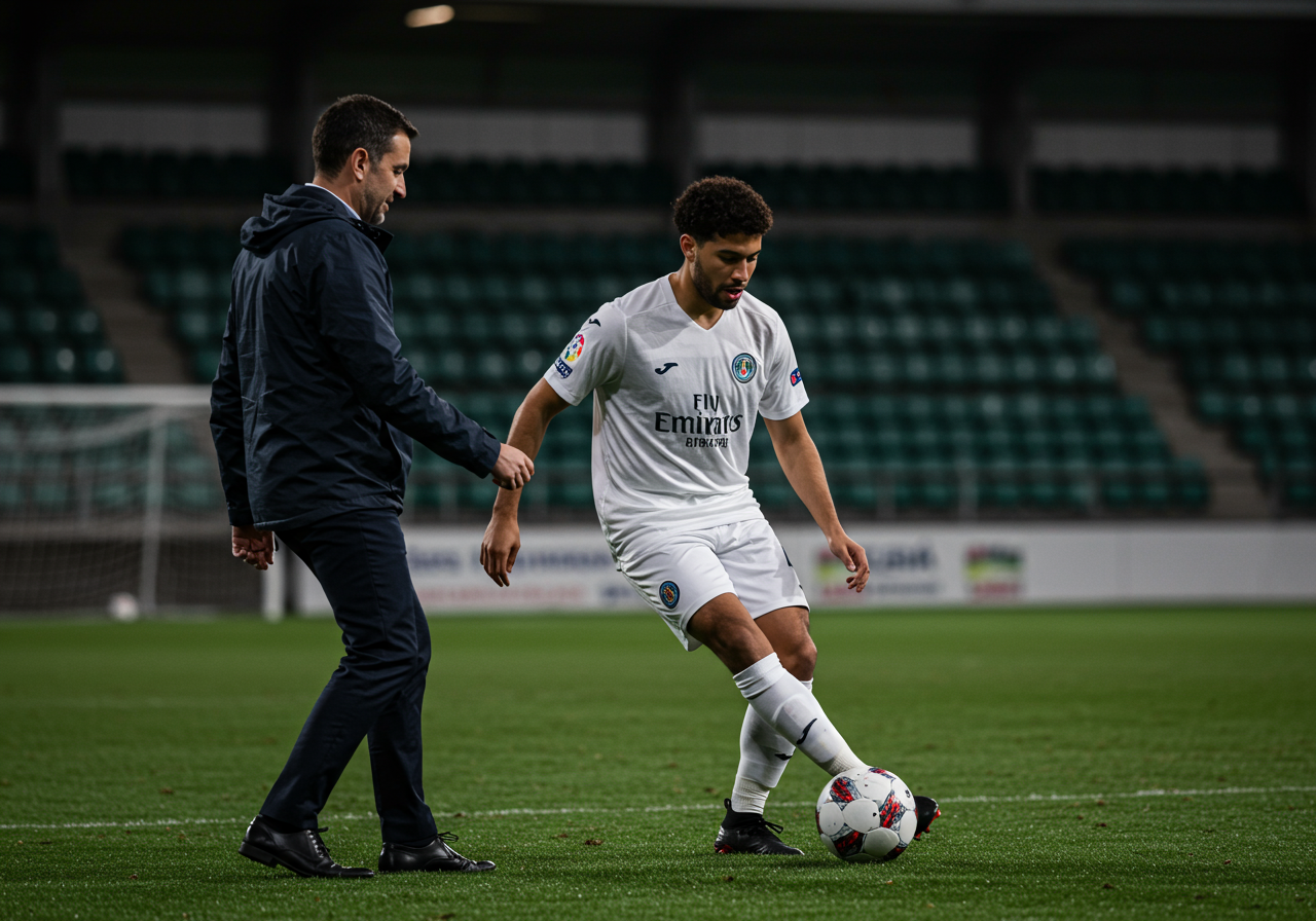 Visuel éditorial pour la rubrique Actualités du Football